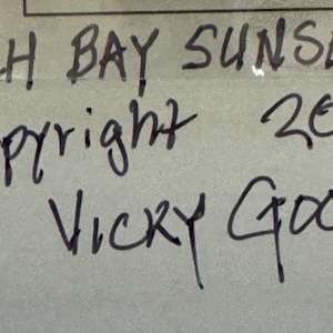 Birch Bay Sunset by Vicky Gooch  Image: Painting Back Copyright Notice