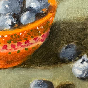 Blueberry Bowl by Vicky Gooch  Image: Paint Detail