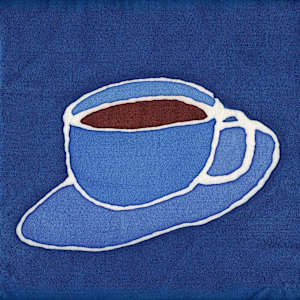 Blue Coffee (Coffee Cup Press logo) by René D. Shoemaker