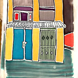 Blue Door, Laurel, MS by René D. Shoemaker