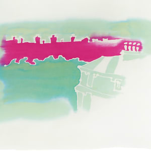 Parc des Buttes Chaumont. The view from Christina's window, Paris by René D. Shoemaker