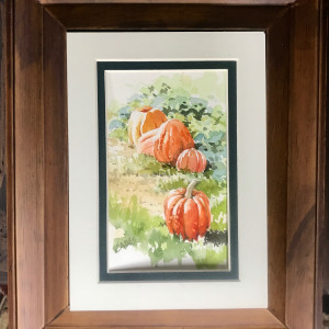 Autumn Harvest WC by Linda Eades Blackburn 