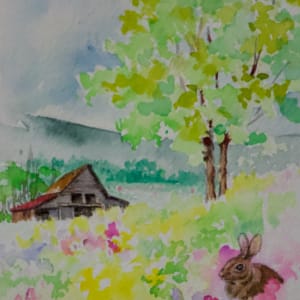 Barnyard Bunny by Linda Eades Blackburn