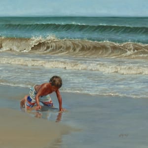 Beach Play by Linda Eades Blackburn