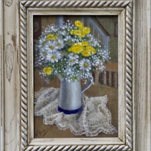 Daisies on the Kitchen Table by Linda Eades Blackburn 
