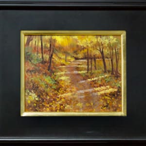 Down a Country Road by Linda Eades Blackburn  Image: Down a Country Road Framed