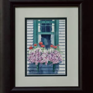 Flowers in the Window Box by Linda Eades Blackburn 