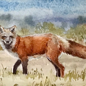 Fox Meadow WC by Linda Eades Blackburn