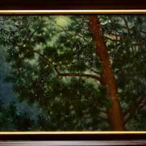 Moonlight Thru the Pines by Linda Eades Blackburn 