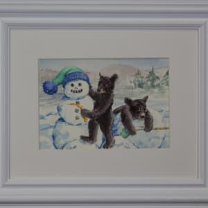 Snowy Mischief by Linda Eades Blackburn 