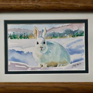 White Bunny by Linda Eades Blackburn 