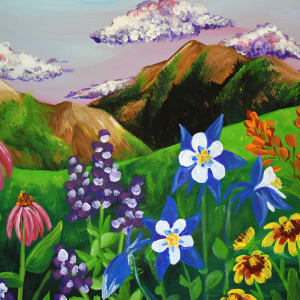 Mountain Wildflowers by Liz Carney