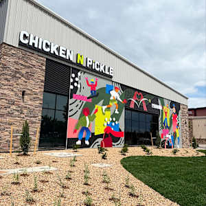 Chicken N Pickle Mural by Brinley Ash, Image 1.
