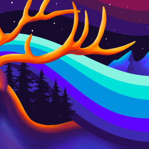 Elk Night by Julia Williams 
