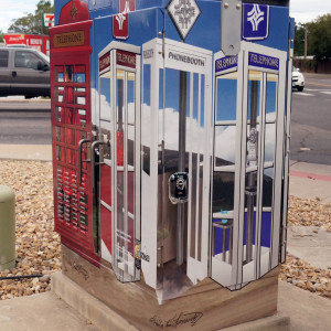 Telephone Booths by Estella Fernandez