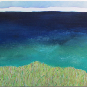 Esalen Ocean Landscape 2004 by Lisa Aksen
