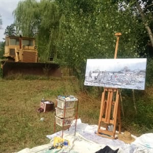 Knitting the Shore by Brooke Harker 