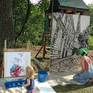 Sisters in Paris by Brooke Harker 