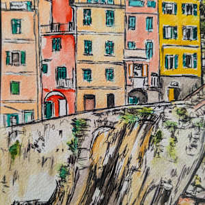 Riomaggiore by Brooke Harker 