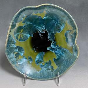Ocean Sculpture Plate by Nichole Vikdal