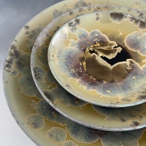 Small Oriental Plate by Nichole Vikdal  Image: can be added to other plates to make a set