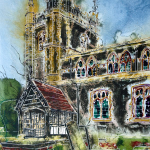 Beaconsfield Church by Cathy Read