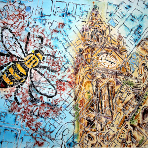 Manchester Map by Cathy Read