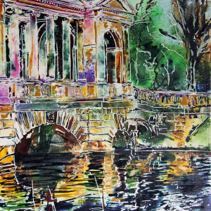 Palladian Bridge at Stowe by Cathy Read 
