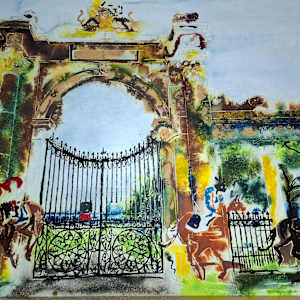 Spirit of the Race - Towcester Racecourse - First Out the Gate by Cathy Read 
