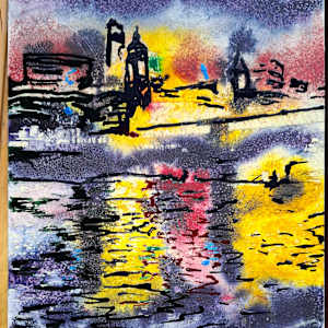 Night Time Thames by Cathy Read 