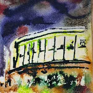 Central Library Glow by Cathy Read 