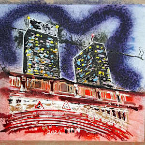 Deansgate Bridge by Cathy Read 