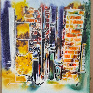 Old Pipes by Cathy Read 