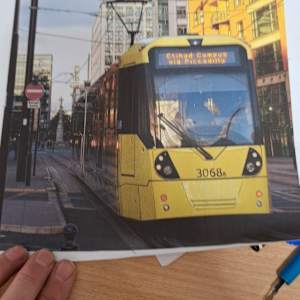 Manchester Tram by Cathy Read 