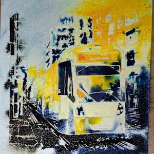 Manchester Tram by Cathy Read 