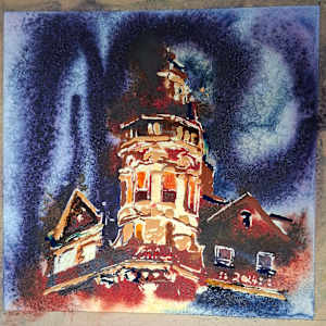 Manchester Midland Hotel Tower by Cathy Read 