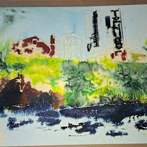 Bridgewater meets Rochdale Canal by Cathy Read 