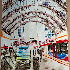 Canary Wharf Station by Cathy Read, Image 17.
