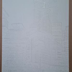 St George Wharf, Riverside Walk by Cathy Read 