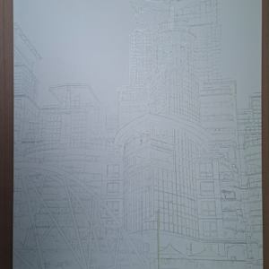 St George Wharf, Riverside Walk by Cathy Read 