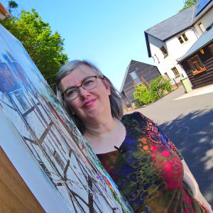 Globe Theatre by Cathy Read 