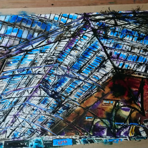 Liverpool Street Station Roof by Cathy Read 