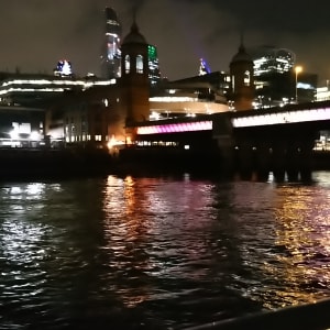Night Time Thames by Cathy Read 