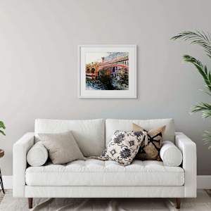 Railway Bridges at Castlefield by Cathy Read 