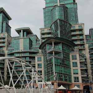 St George Wharf, Riverside Walk by Cathy Read 