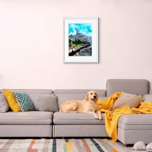 South Bank Shadows by Cathy Read 