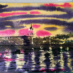 St Paul's Thames Reflections by Cathy Read 