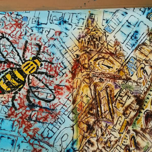 Manchester Map by Cathy Read 