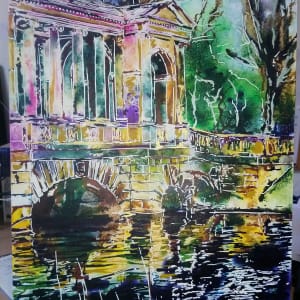 Palladian Bridge at Stowe by Cathy Read 