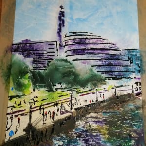 South Bank Shadows by Cathy Read 